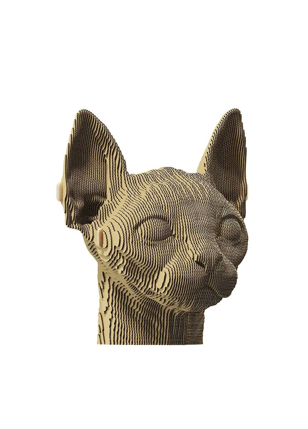 Картонный конструктор " 3D Puzzle  SPHYNX CAT" цвет коричневый ЦБ-00267641 Cartonic (314693506)