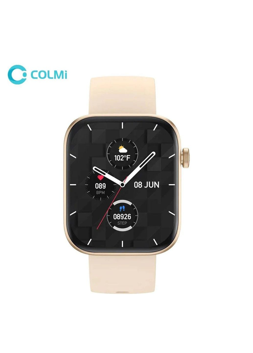 Смарт часы P71 Gold | Украинский язык IP68 Colmi (345627127)