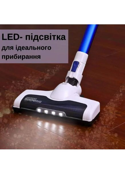 Современный беспроводной пылесос с подсветкой Rainberg RB-2301 Мощный аккумуляторный пылесос без мешка Grant (363833246)