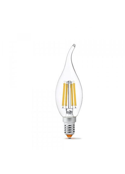 Лампа Filament VLC37Ft-06144 6 Вт E14 4100 K Прозора (25796) Videx (284106766)