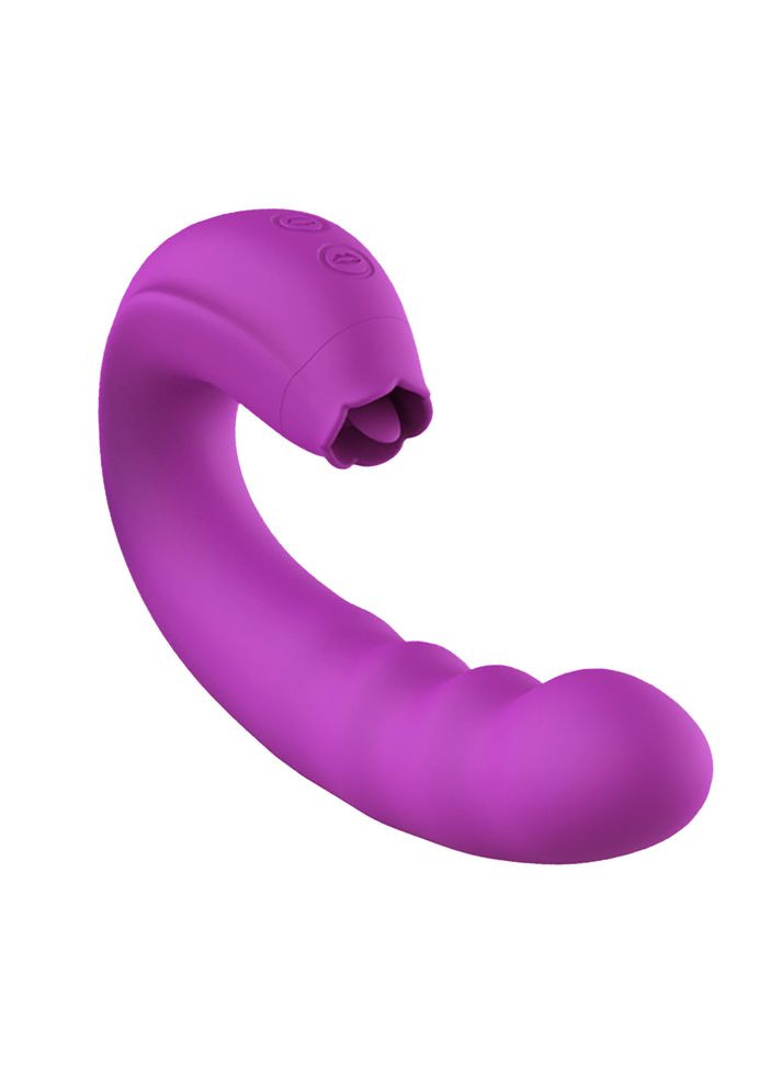 Вібратор подвійний для клітора та точки G VIBER-SLIME Focus (303890610)