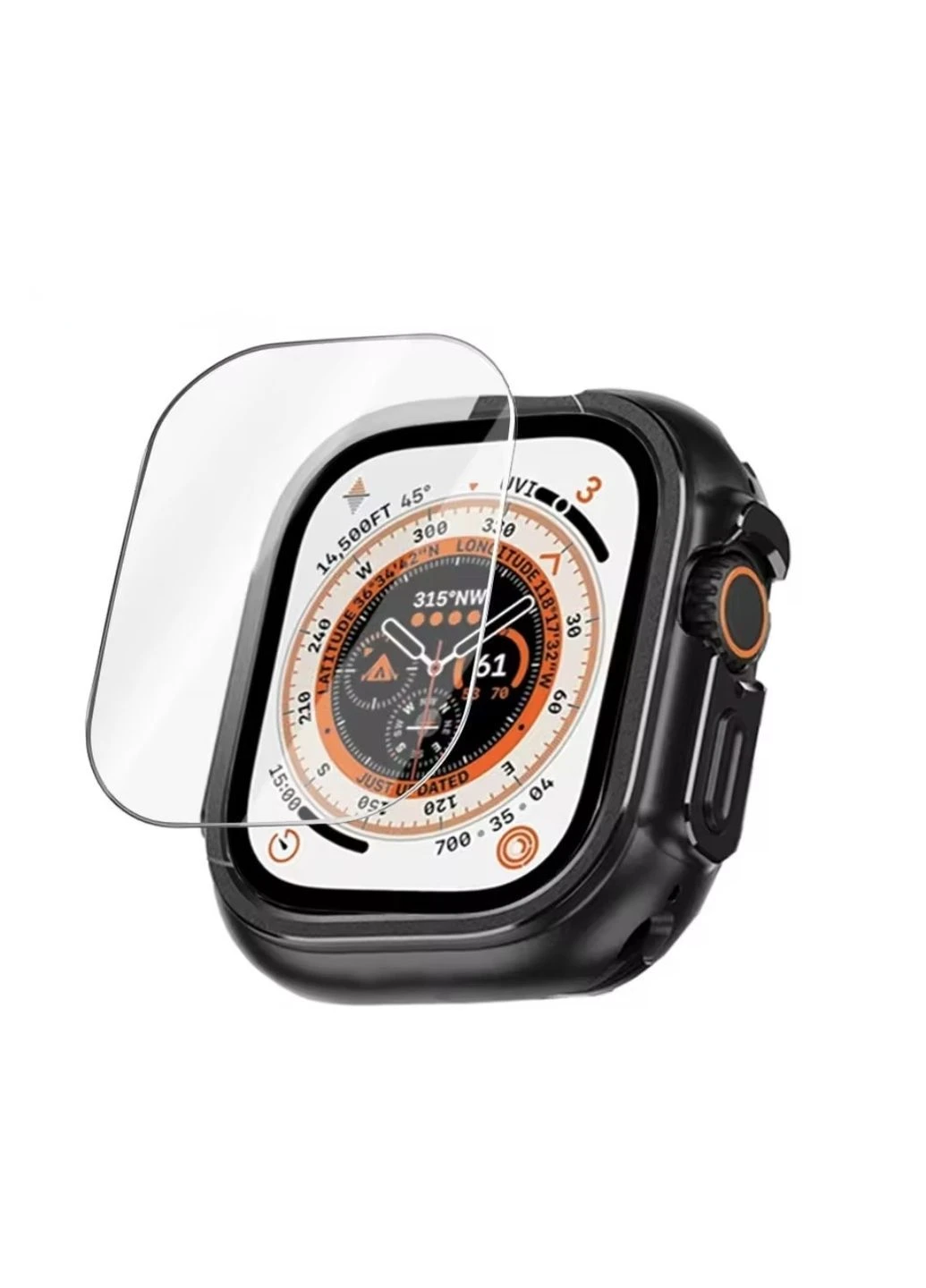 Защитное стекло для Apple Watch Ultra / Ultra 2 (49 mm) прозрачное X-level 300342 (396924877)