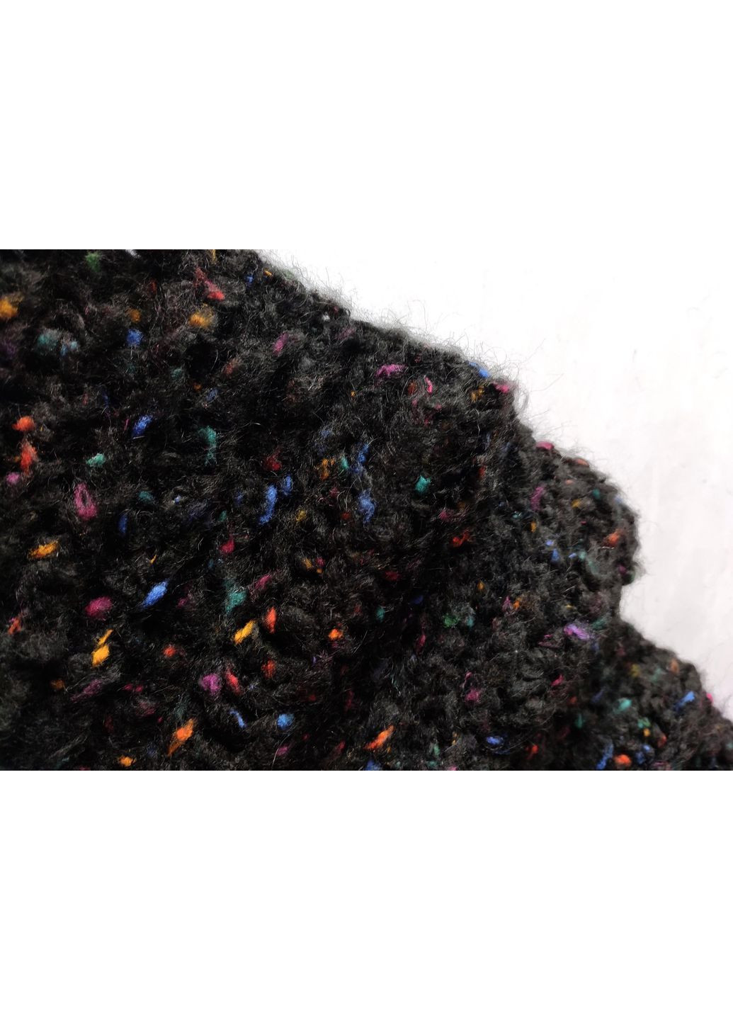 В'язаний зимовий шарф ручної роботи з альпаки та мериносу фіолетового кольору No Brand (366340004)