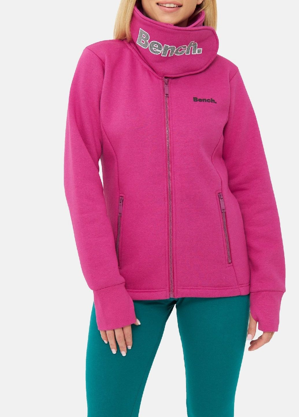 Фуксиновая демисезонная куртка Bench
