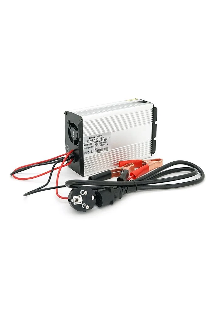 Универсальное ЗУ для аккумулятора BPC 12V 10A (AGM, GEL), AC220V, DC14,5, Ток заряда 12V/10A, LCD, крокодилы NetPRO (385949973)