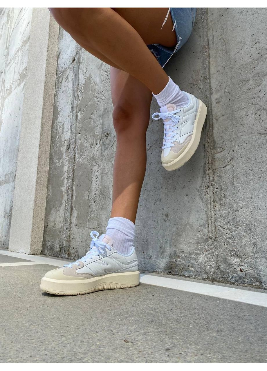 Бежевые демисезонные кроссовки мужские new balance ct 302 white beige нью беланс ct302 No Brand