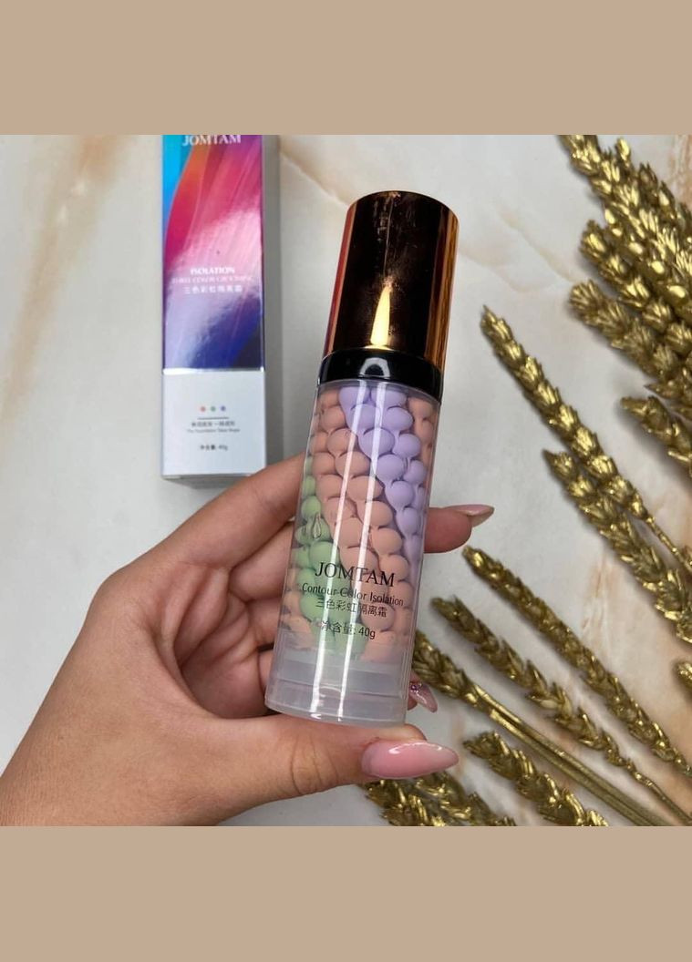 База для лица трехцветная ThreeColor 40 g Jomtam (304769040)