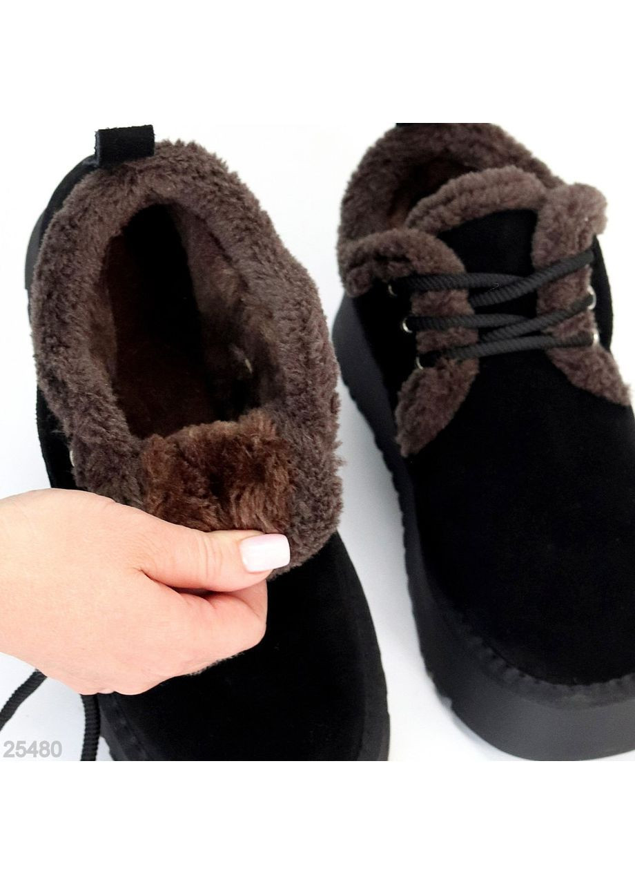 Замшевые Угги на шнуровке Helen (362562530)