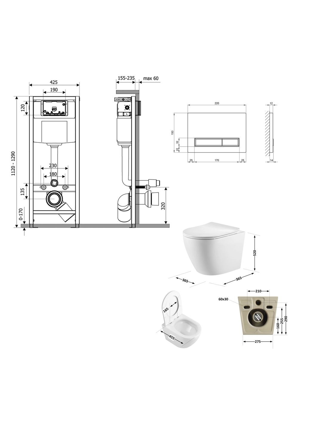 Інсталяції Qtap QT13332381AW47503 (337514766)