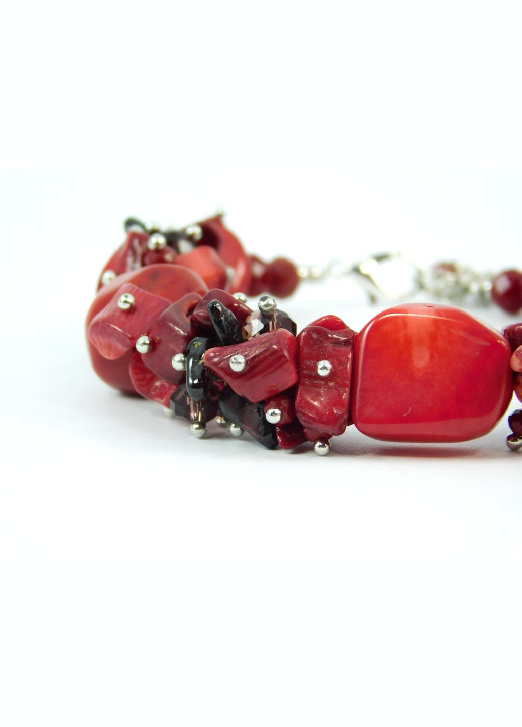 Браслет "Коралова ніч" Корал 18 Fursa fashion (322314579)