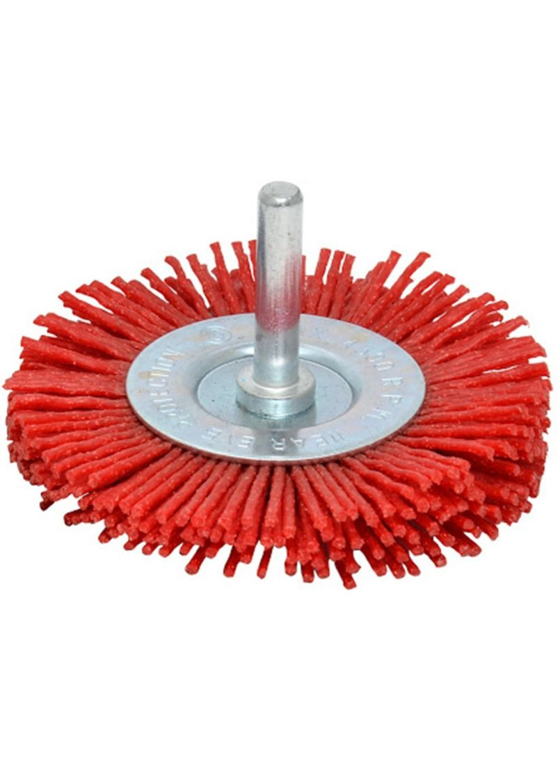 Торцева нейлонова щітка D-45593 (75 мм, 6 мм, К80) конічна для грубої очистки (30688) Makita (295040686)