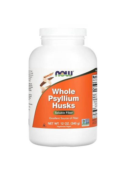 Шелуха семян подорожника, 340 г Now Foods (361858830)