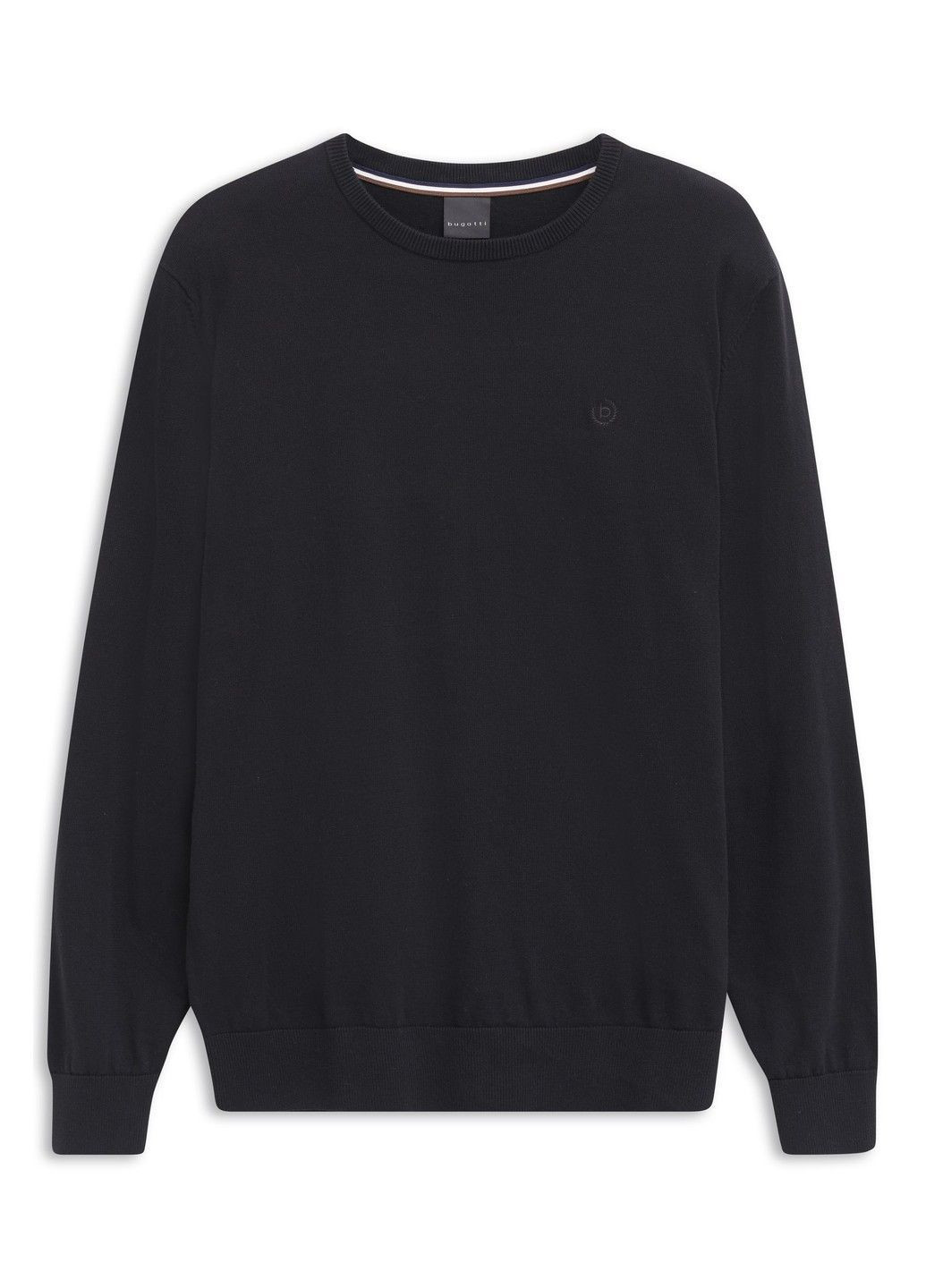 Черный демисезонный мужской джемпер черный джемпер Bugatti