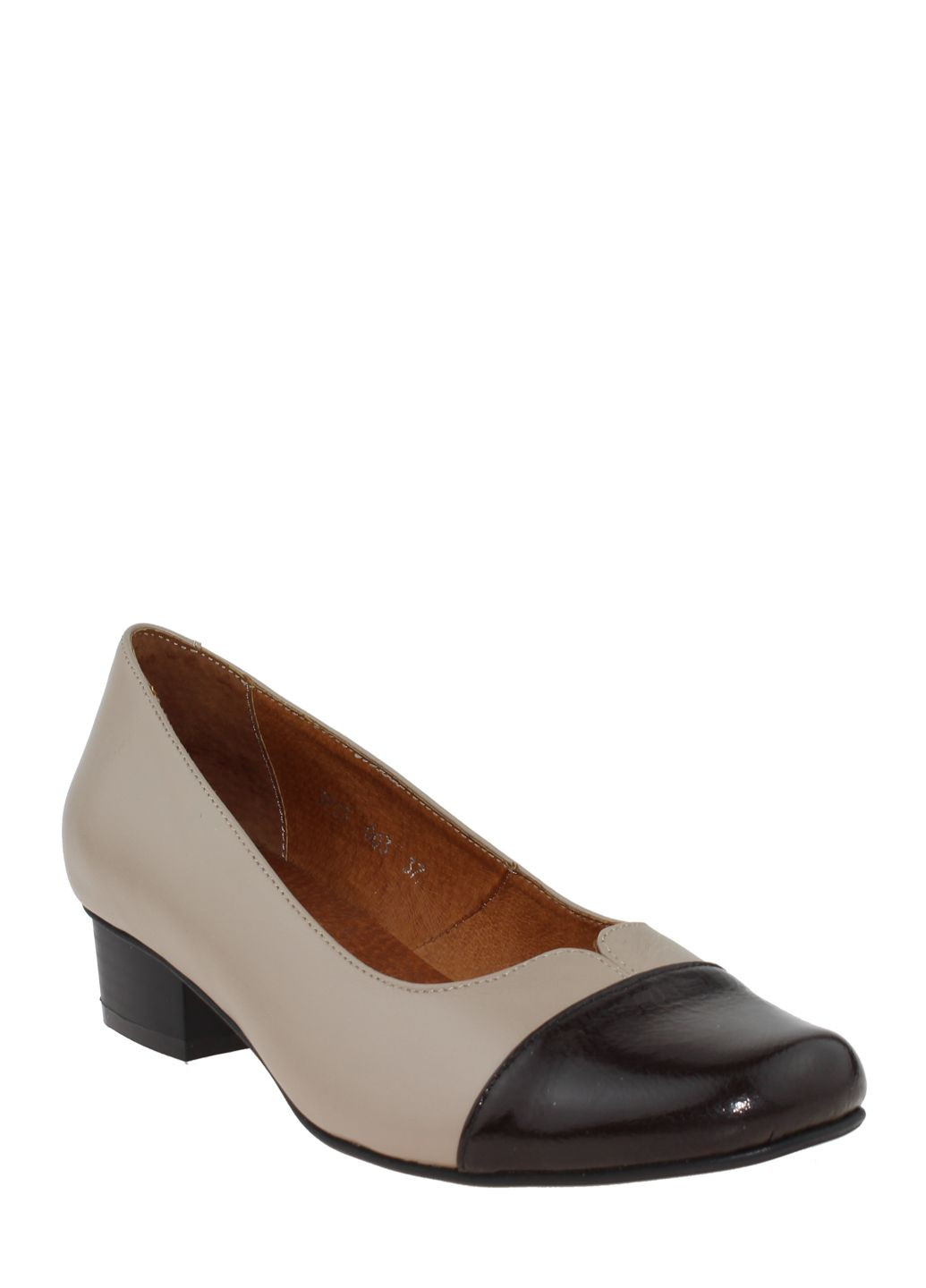 ROSS Туфли RSЛариса-3K Бежево-Коричневая коричневый з натуральная кожа, италия — демисезон (294652790)