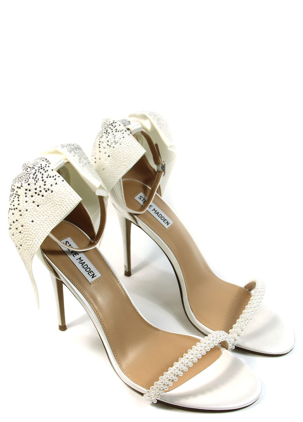 Белые женские босоножки bellarosa-p Steve Madden с ремешком