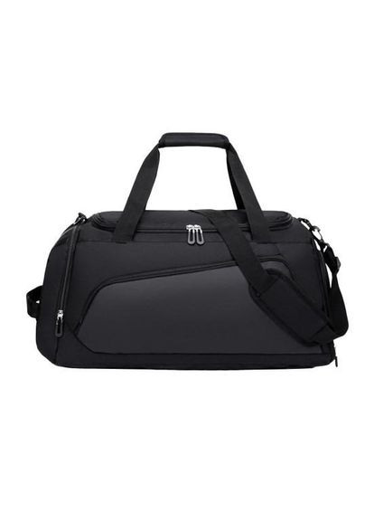 Сумка спортивная дорожная для тренировок или путешествий с плечевым ремнем,для спорта,57x26x30 см,черная No Brand (341828091)