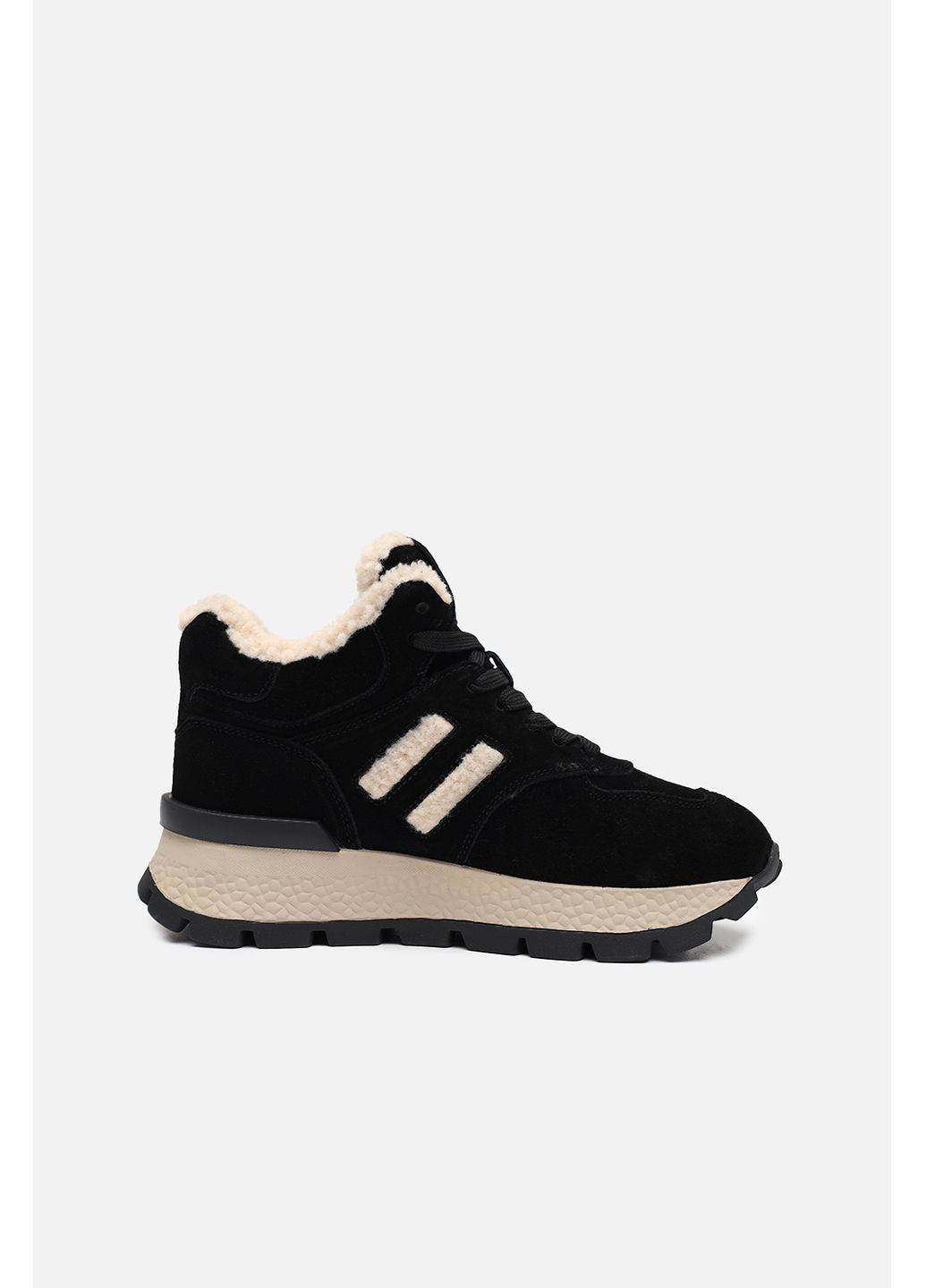 Кроссовки женские цвет черный CB-00275335 Yuki чёрные зима (363620592)