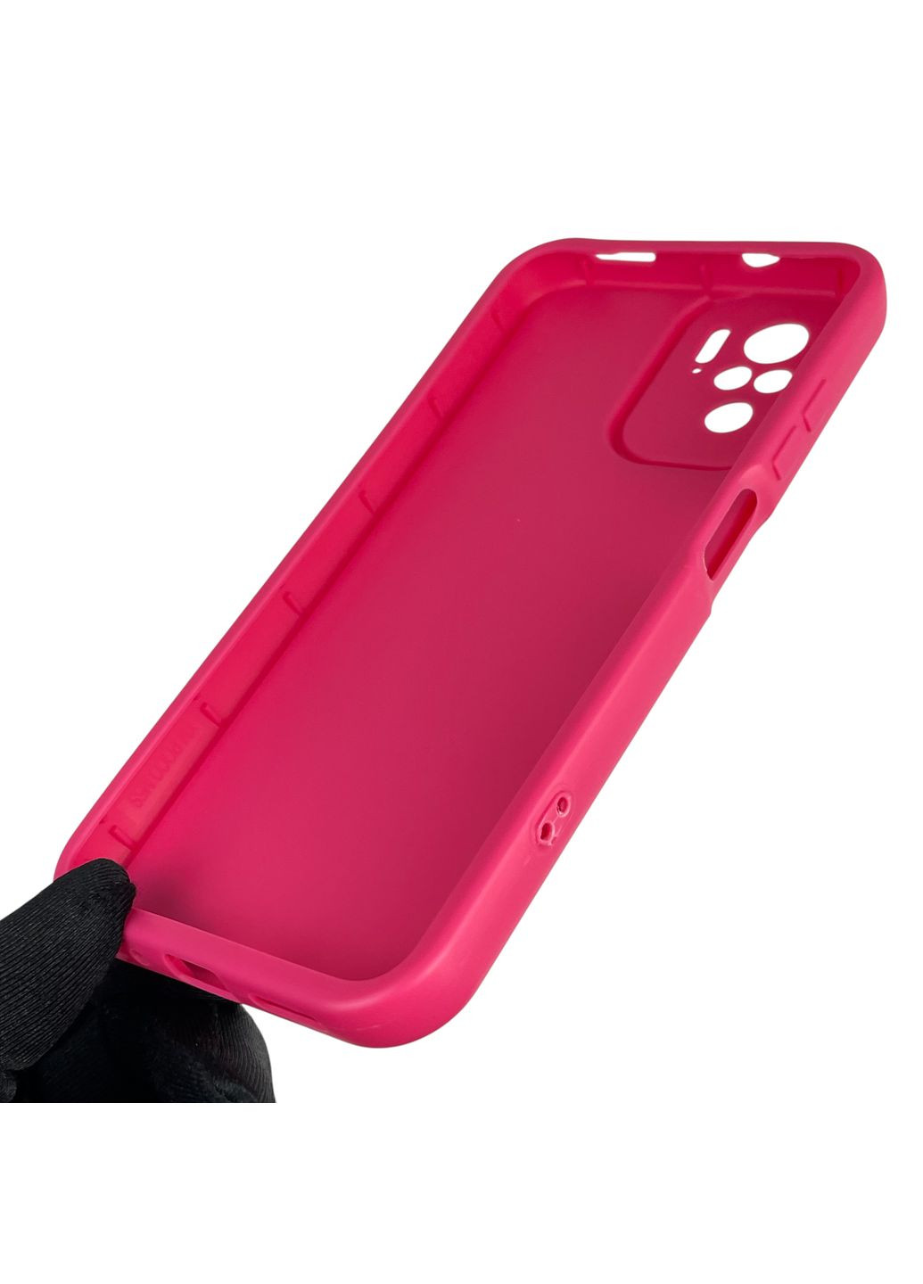 Чехол силиконовый Soft Touch для Poco M5s малиновый (Полная защита камеры) Xiaomi (366390532)