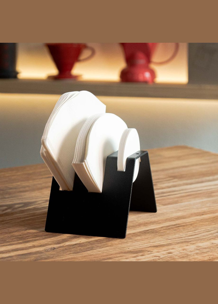 Подставка держатель Mr. Heavy для кофейных фильтров Черная (R-300228-VS) No Brand (314455071)