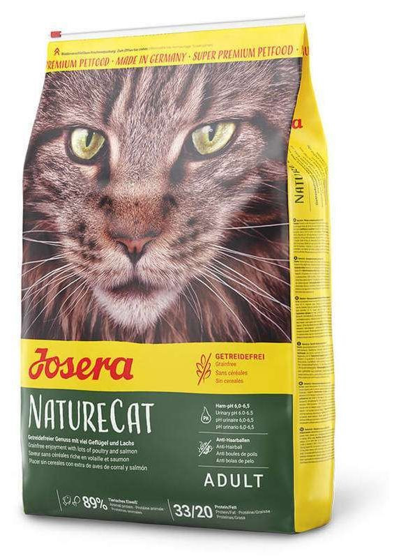 Nature Cat - Сухий корм з лососем для котів з чутливим травленням - 2 кг Josera (327062542)