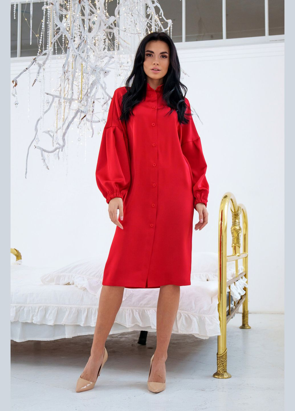 Красное деловое, кэжуал, праздничный платье ри мары тиана су 1923 RiMari