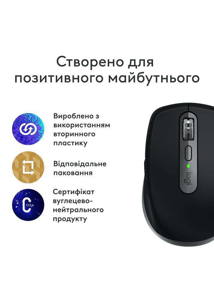 Миша MX Anywhere 3S for Ma, Space Grey (910006947) (6998415) Logitech (314777453)