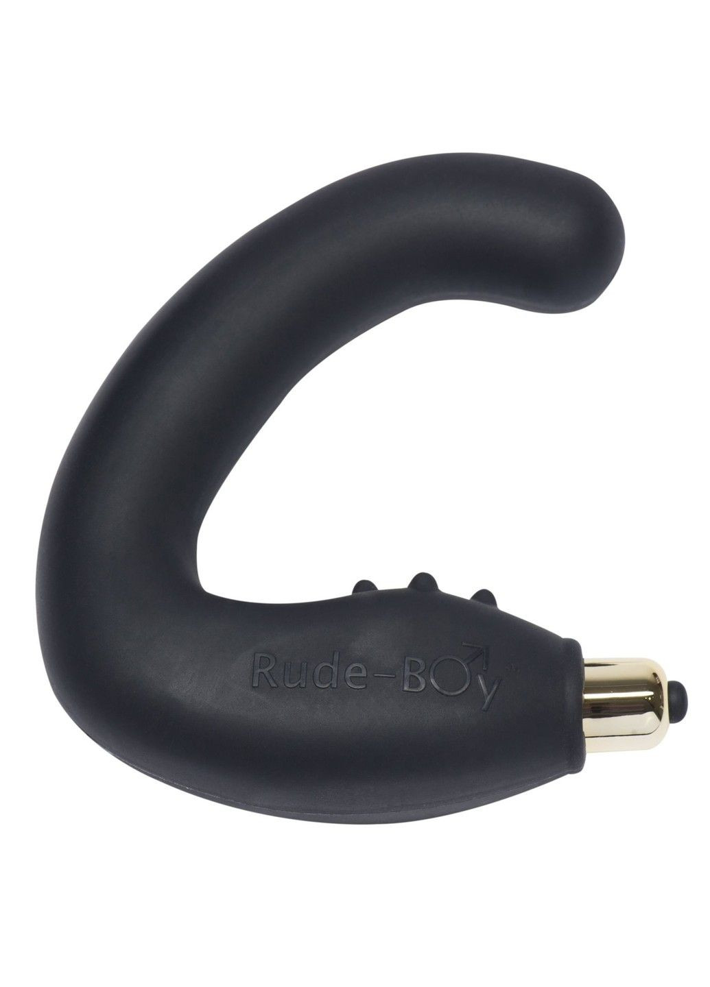 Вибромассажер простаты Rude-Boy Black, массаж промежности, макс диаметр 2,5см Rocks Off (334000778)