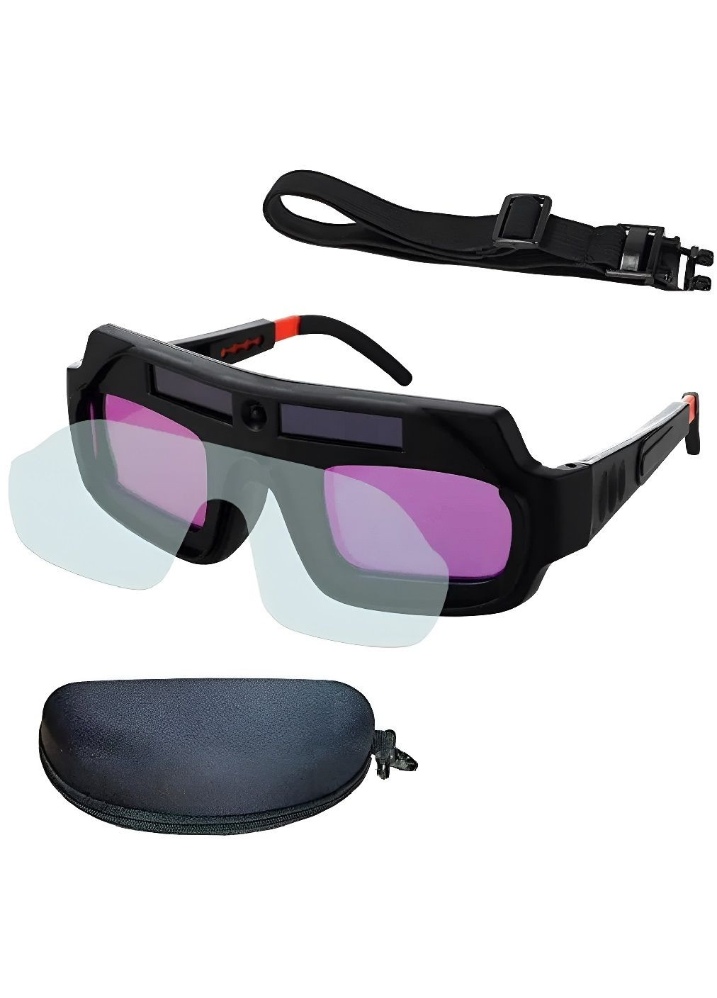 Захисні окуляри хамелеон з автоматичним затемненням стійкістю до ударів живленням від світлової енергії (479892-Prob) Unbranded (325810144)