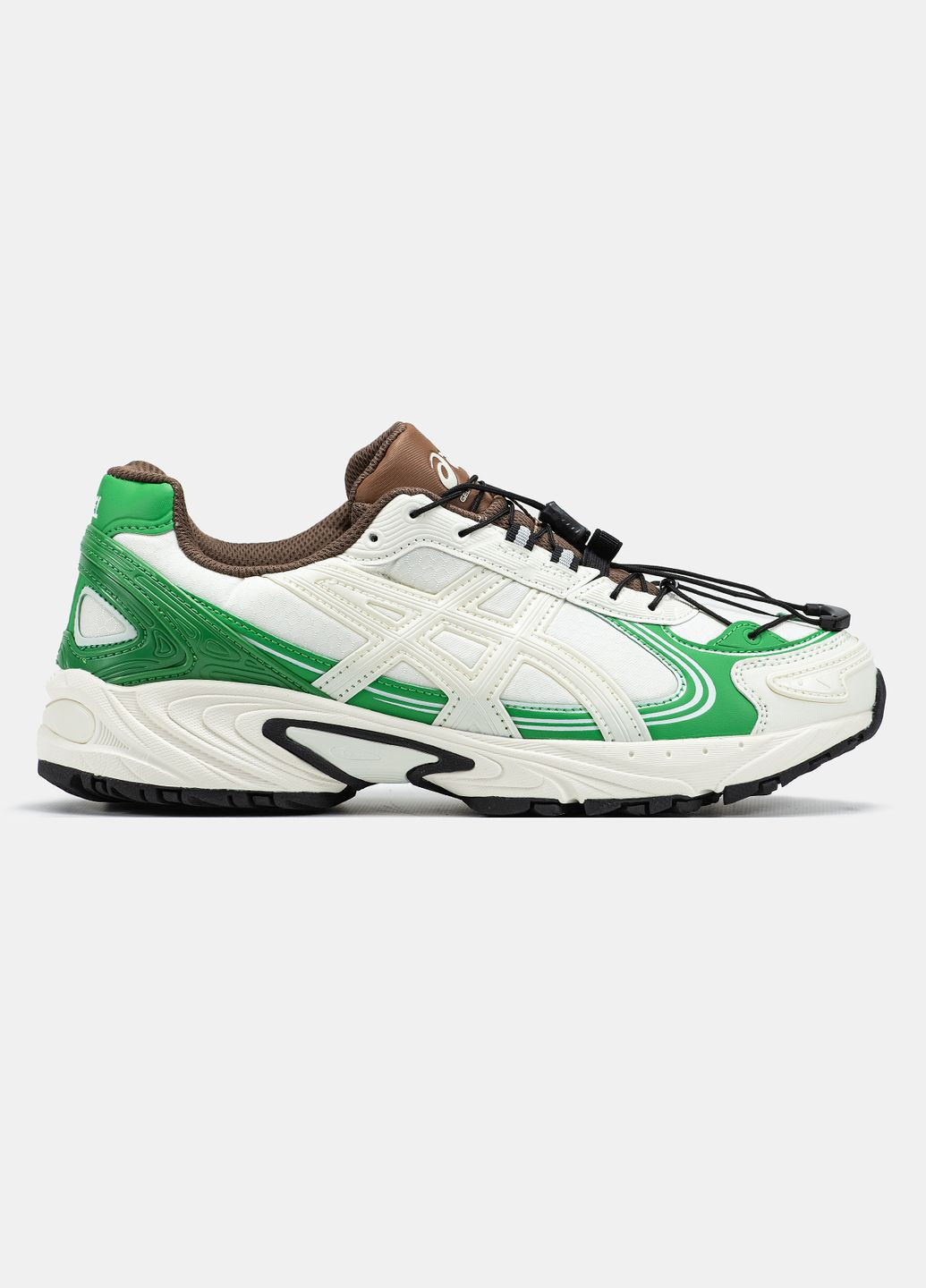 Білі Осінні кросівки чоловічі asics gel-kahana tr v4 white green | асікс гель-кахана тр в4 білі зелені No Brand