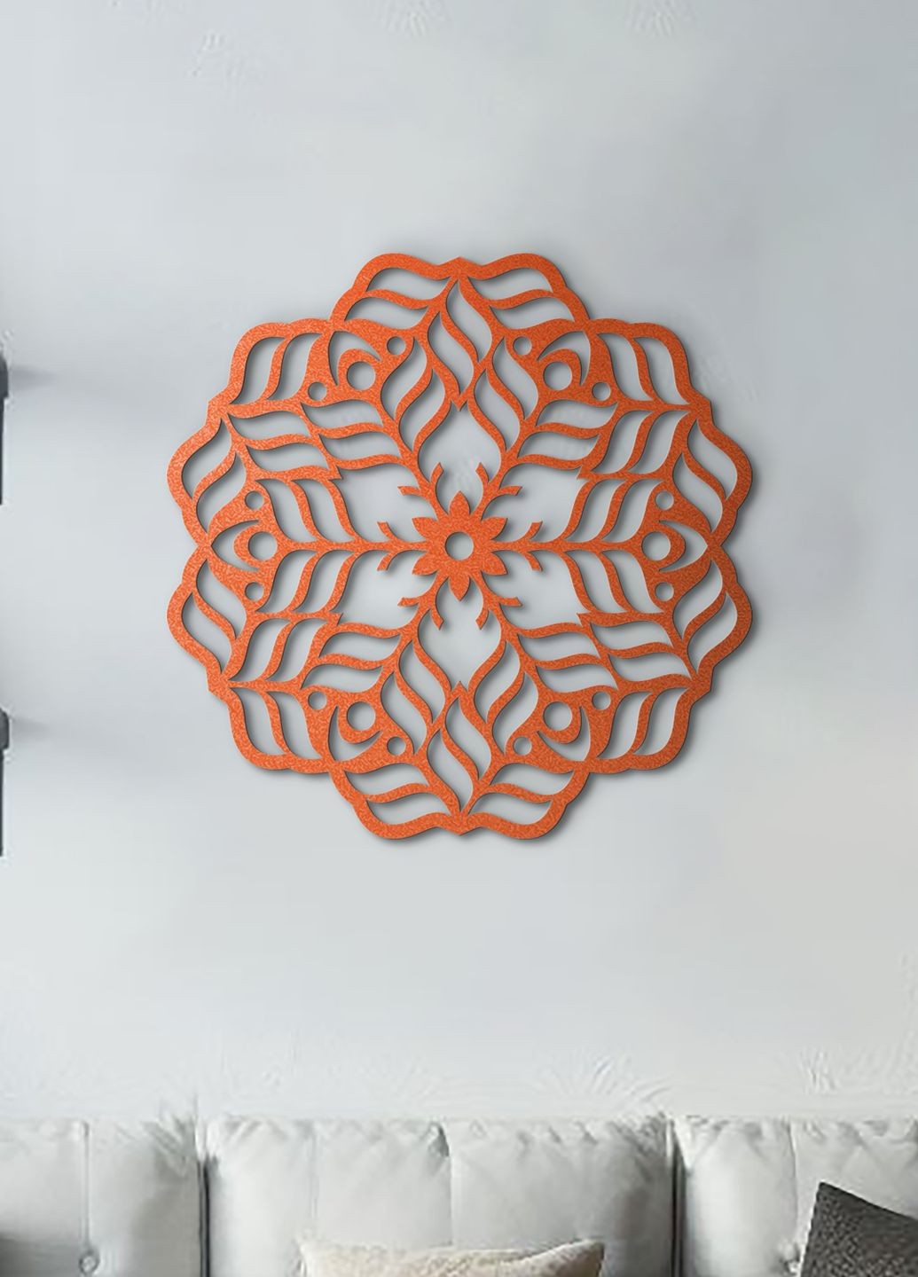 Настенный декор для дома, декоративное панно из дерева "Красивая мандала", интерьерная картина 40х40 см Woodyard (291843009)