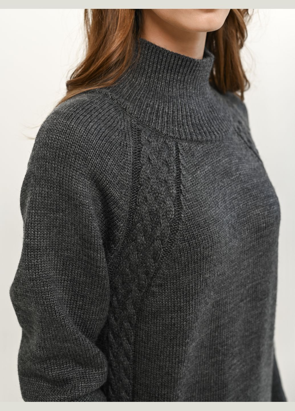 Сіра ділова сукня максі молоко Teplo однотонна