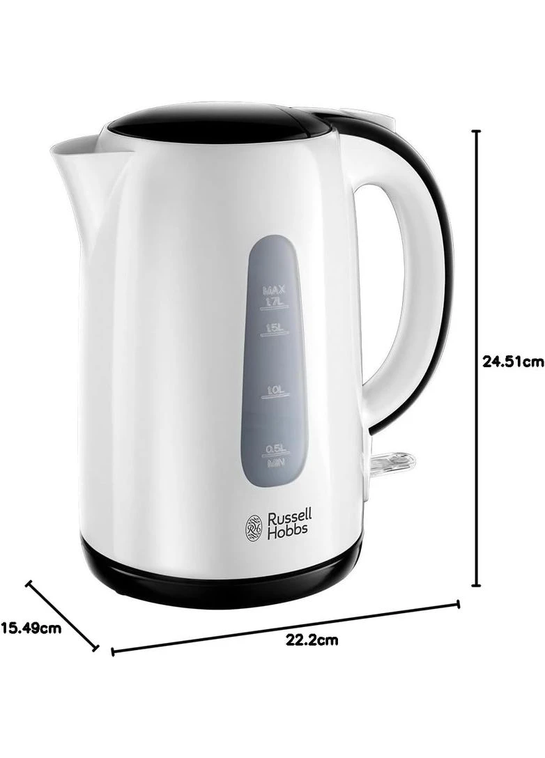 Електрочайник My Breakfast 1.7л, пластик, біло-чорний Russell Hobbs (314747154)