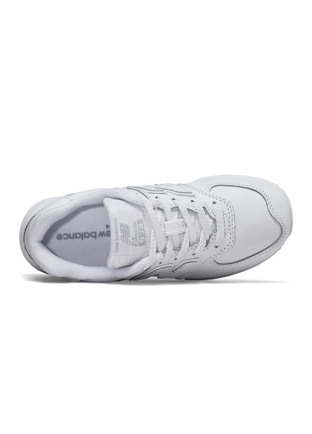 Белые демисезонные женские кроссовки gc 574 erm white 35.5/3.5/22.7 см New Balance