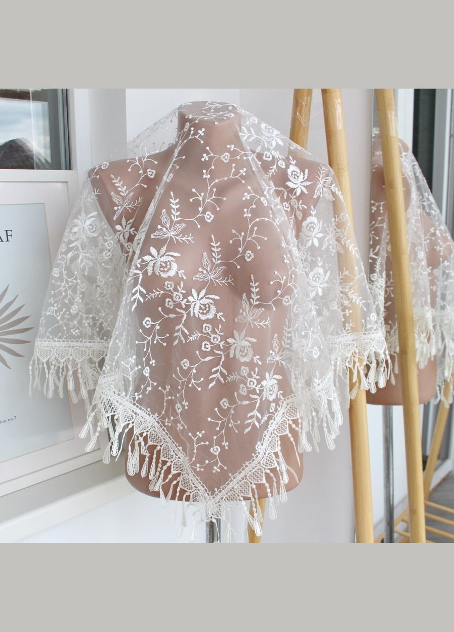 Платок айвори ажурный 231007 Husta (337171174)