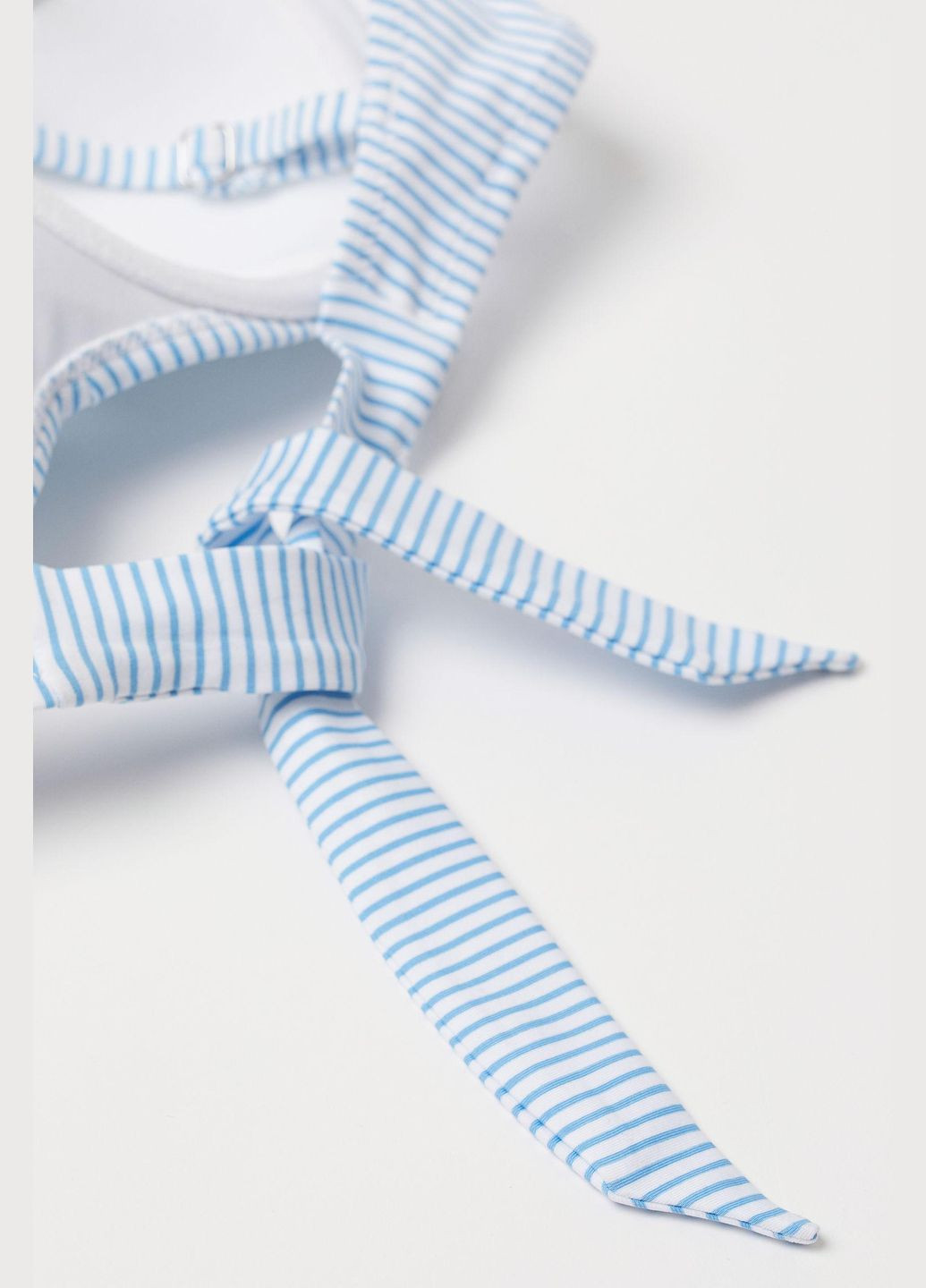 Купальный лиф,белый в голубую полоску, H&M (292286031)