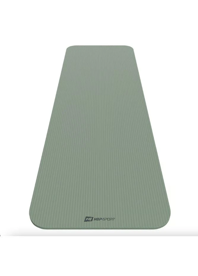 Коврик для йоги HS-NB015GM NBR 1,5см оливковый Hop-Sport (303126956)