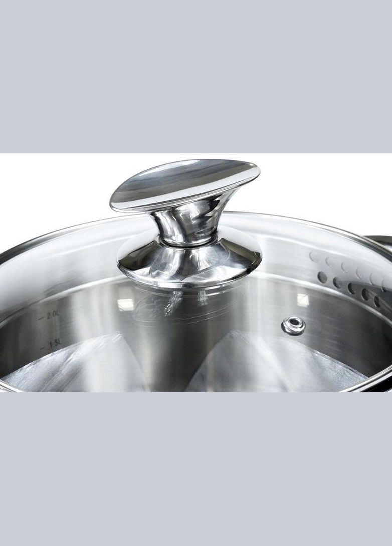 Каструля Elegance 5.6л з нержавіючої сталі Fissman (330017314)