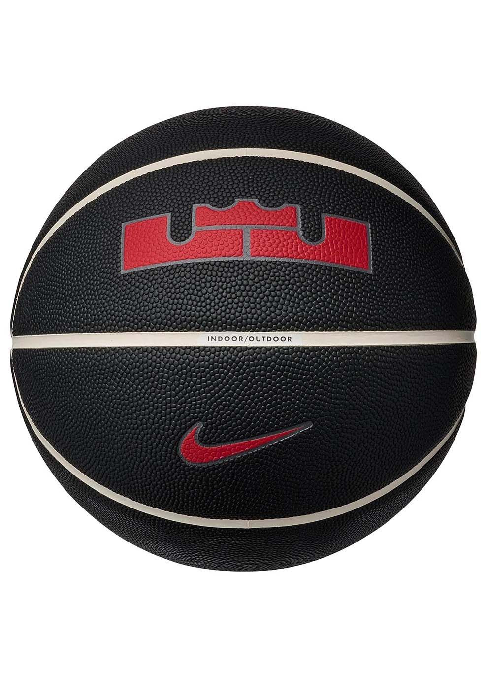 М'яч баскетбольний ALL COURT 8P 2.0 L JAMES DEFLATED BLACK/PHANTOM/ANTHRACITE/UNIVERSITY size 7 Nike (302287409)