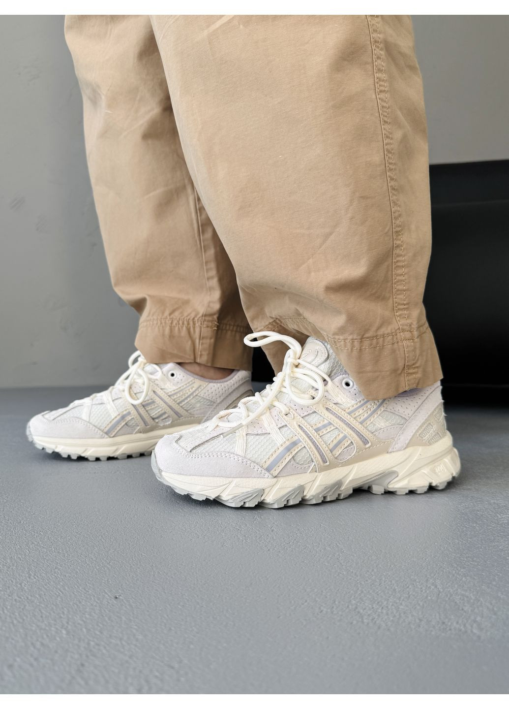 КРОССОВКИ ЖЕНСКИЕ ASICS GEL-SONOMA 15-50 BEIGE АСИКС ГЕЛЬ СОНОМА 15-50 No Brand бежевые демисезоны (367171484)