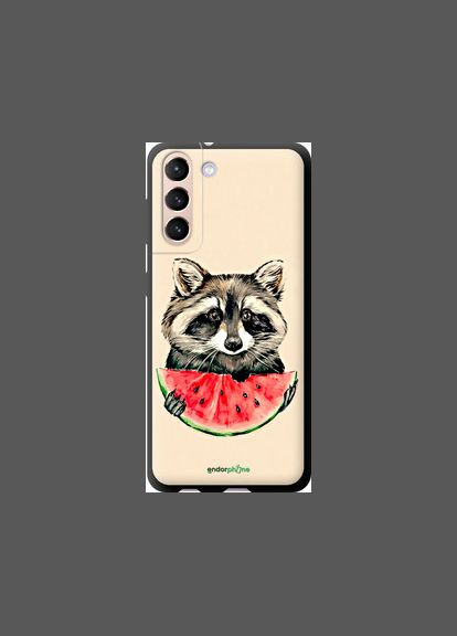 Чехол на Samsung Galaxy S21 Енотик с арбузом "4605b-2114-2448" Endorphone (348070063)