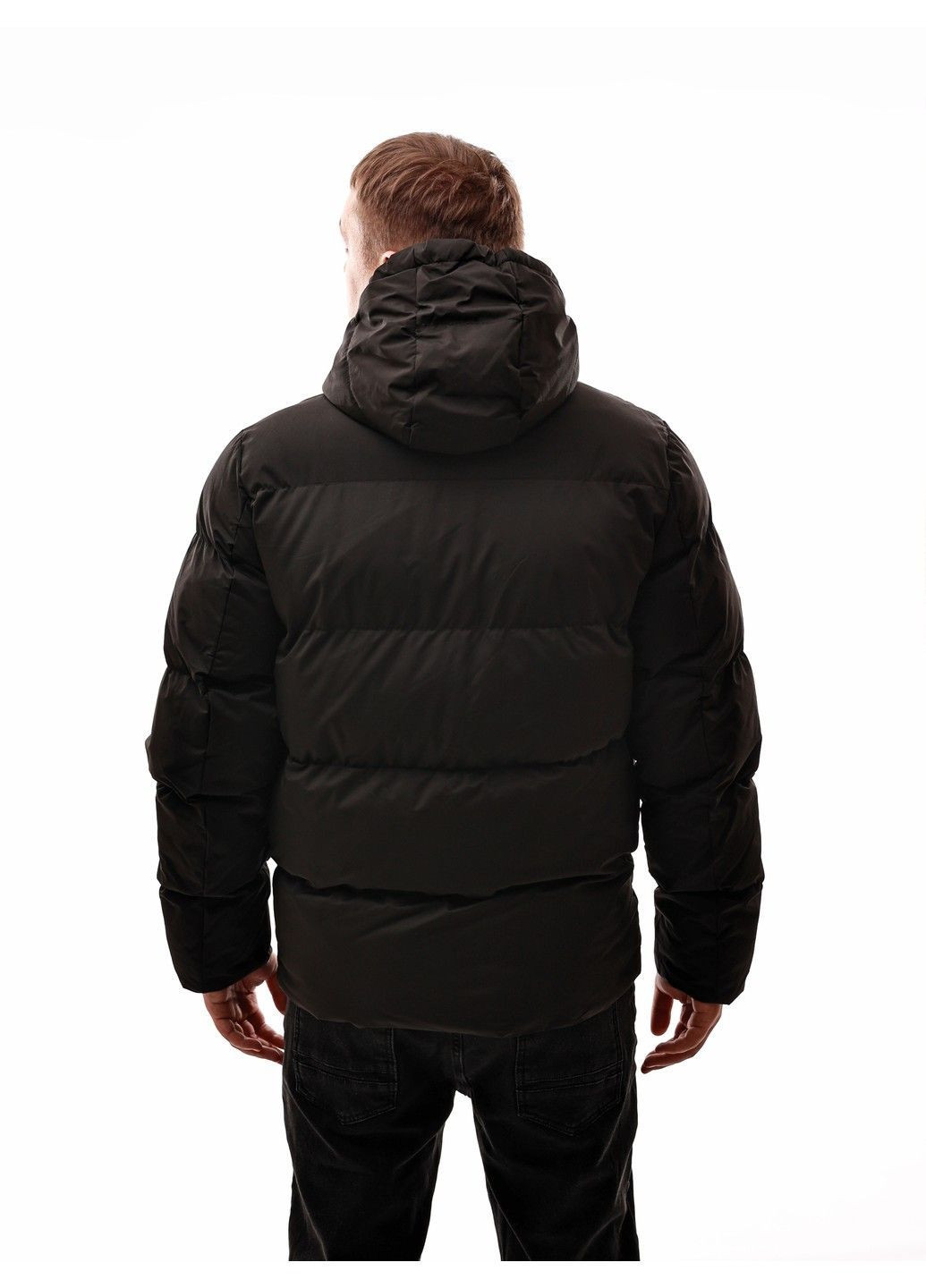 Чорна куртка зимова чоловіча Lumo