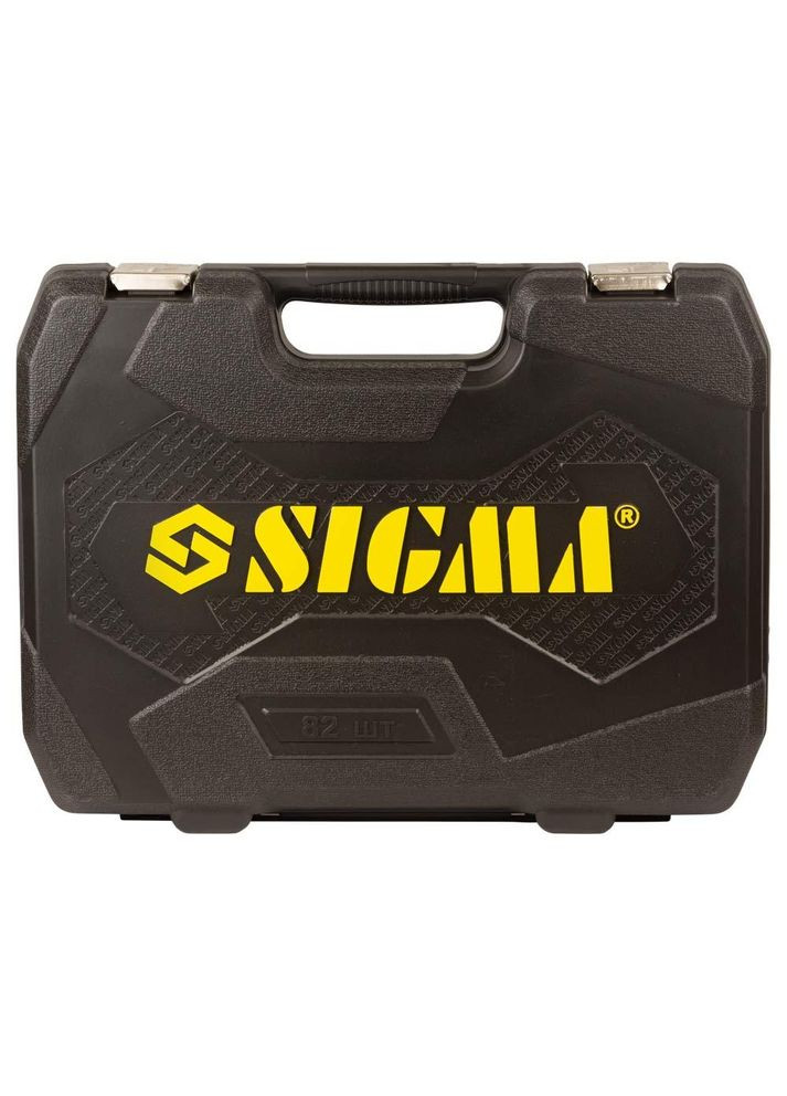 Набір насадок торцевих і біт 1/4", 1/2" 82шт CrV mid (6001551) Sigma (369939846)