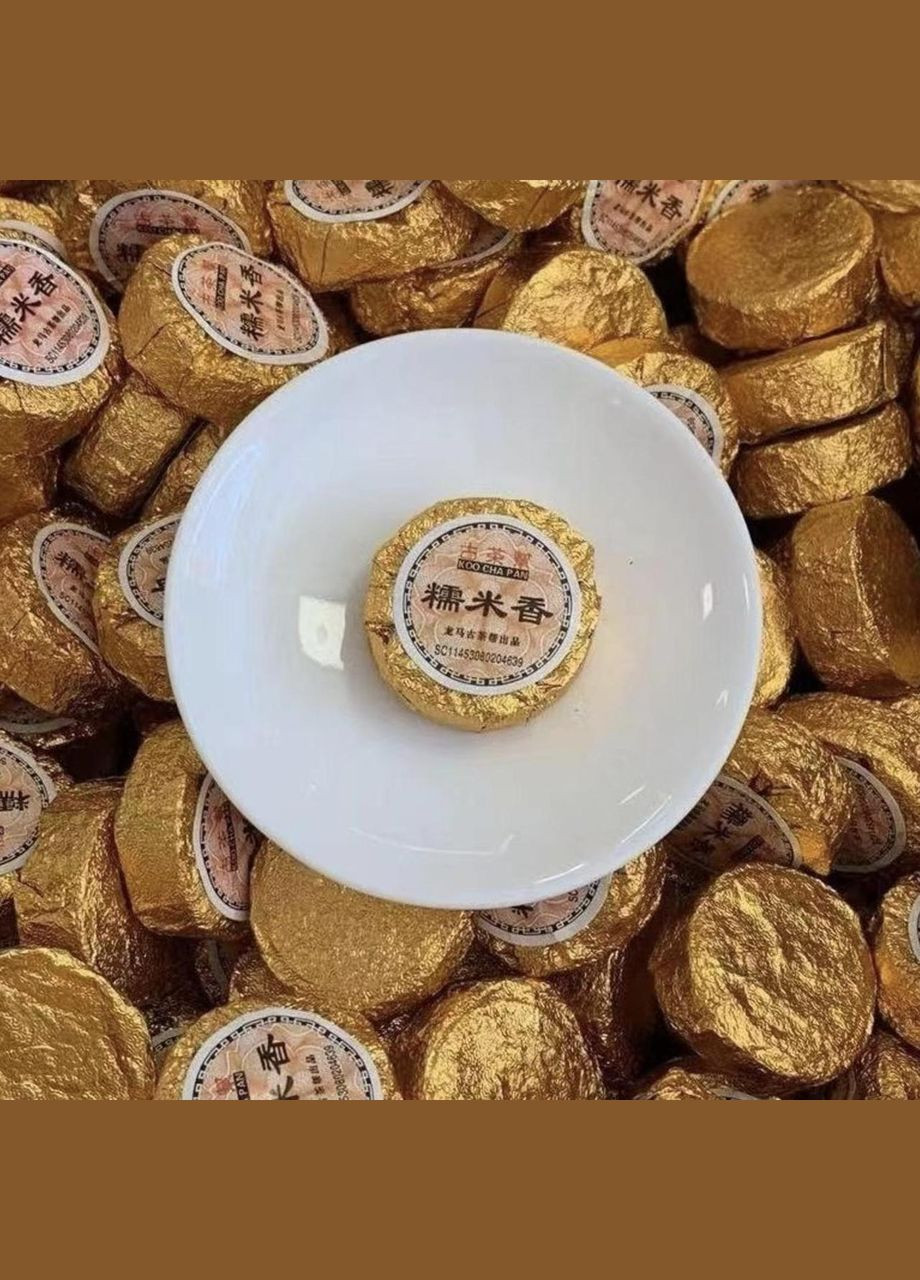 Чёрный чай Шу Пуэр мини То Ча с клейким рисом Чаеман, прессованный, 1 шт 7 г No Brand (336385961)