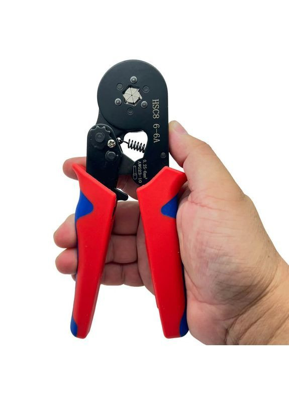 Обжимные клещи для обжима наконечников 0,25-6 мм2 AWG24-10 Top-tools кримпер Premium HSC8_6-6A-top_tool1200 (388959265)
