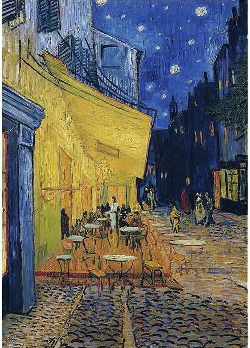 Пазл Тераса кафе вночі 1000 елементів Trefl (362474997)