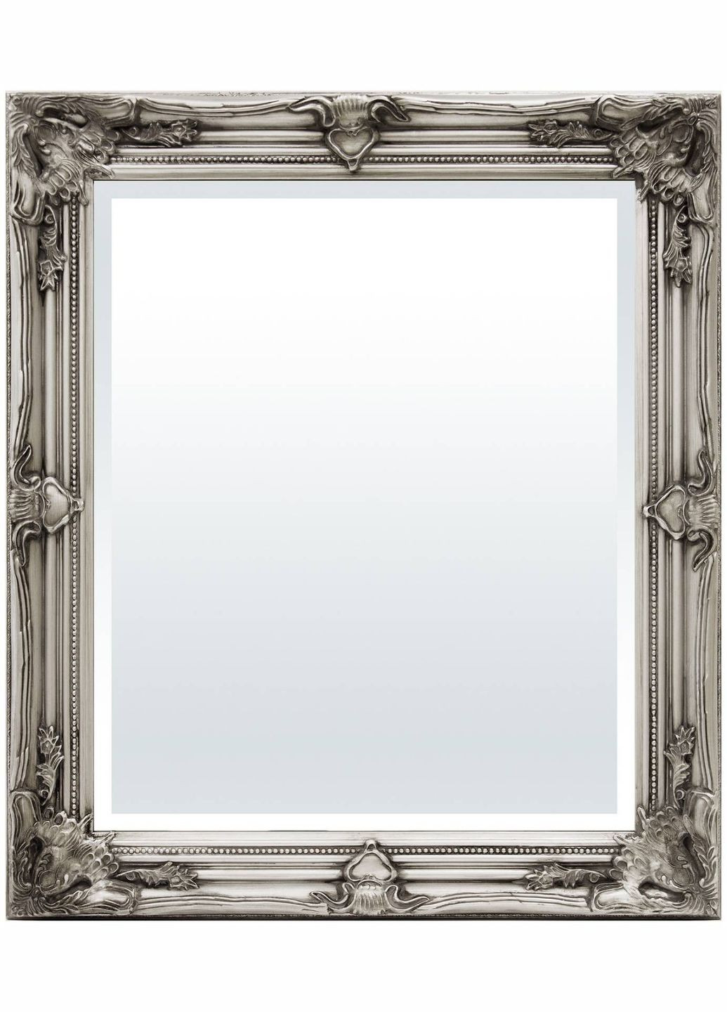 Зеркало серебряное с патиной в деревянной раме No Brand (308983384)