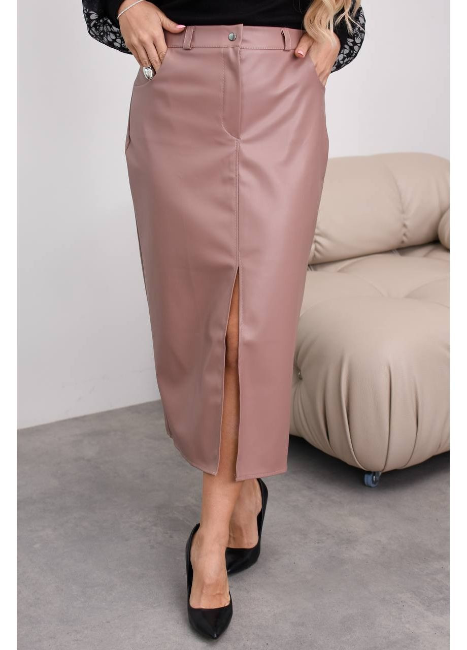 Спідниця 452 еко шкіра на замші з розміром Україна (370460428)