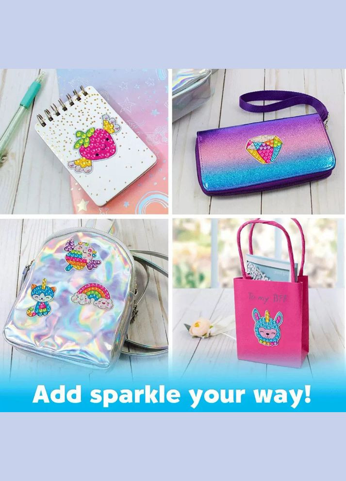 Творческий набор для создания брелков фигурок наклеек, набор для творчества рукоделия игрушек украшений Животные Diy (315335920)