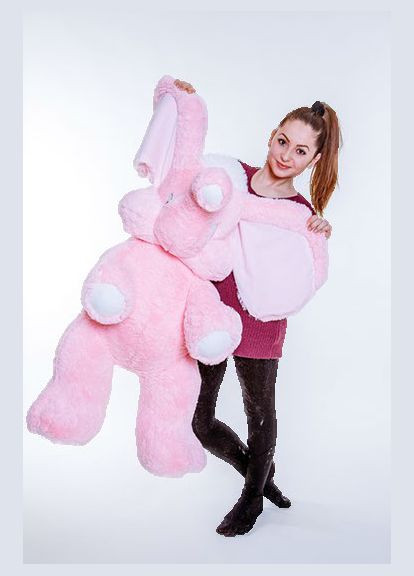 Большая игрушка Слон 120 см розовый Алина (280915517)