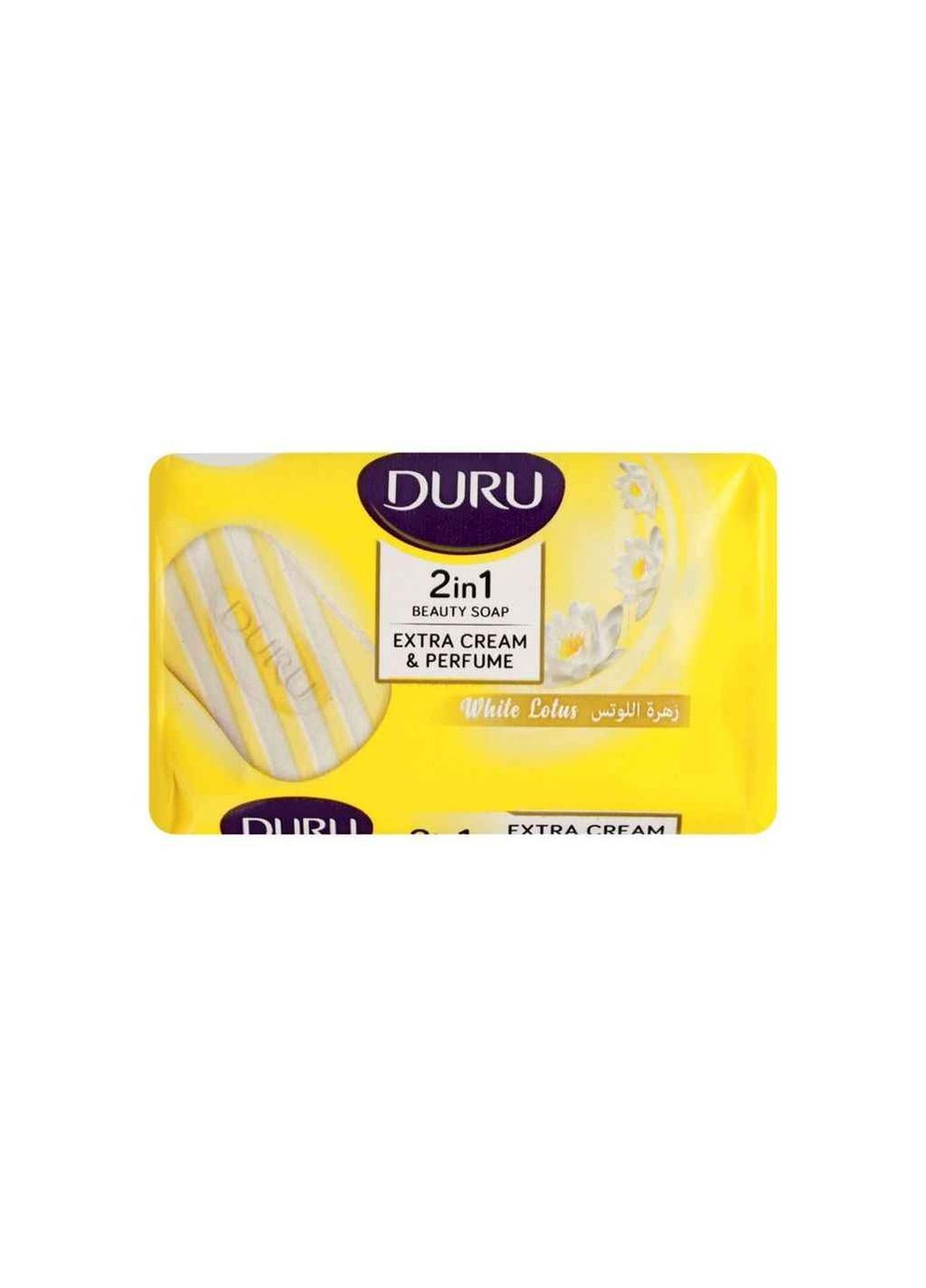 Мыло туалетное 100г 2в1 Белый лотос Duru (357219022)